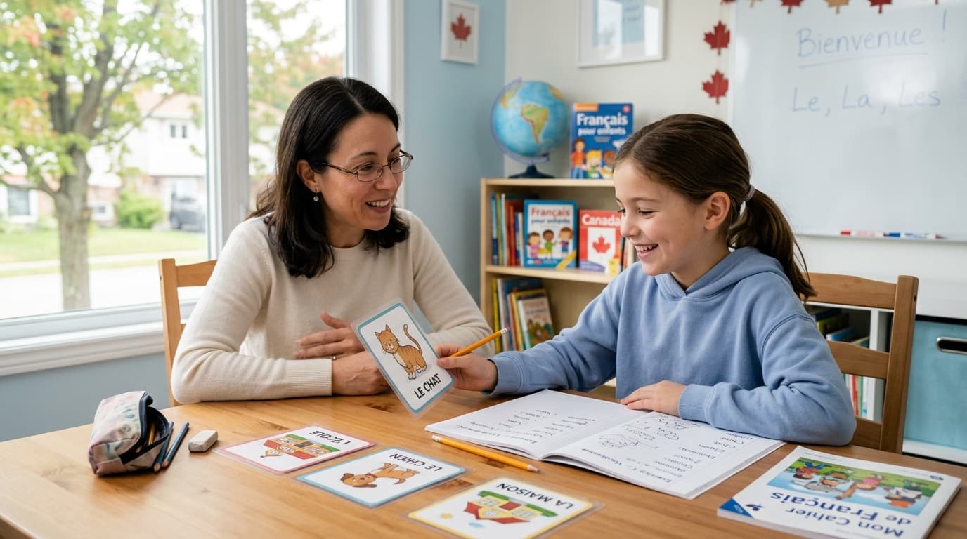 French Tutoring for elementary school students at IntelliX