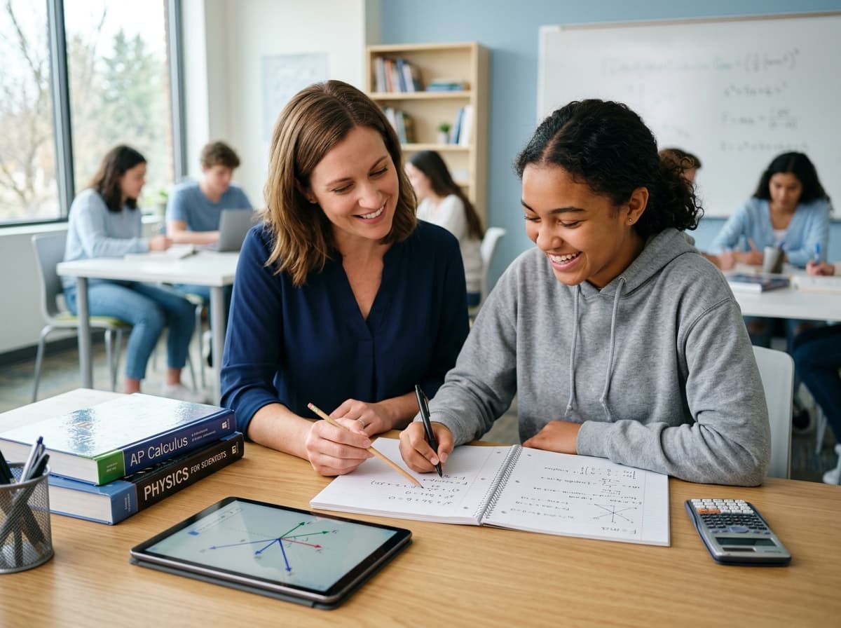 IntelliX personalized tutoring session with student and dedicated educator