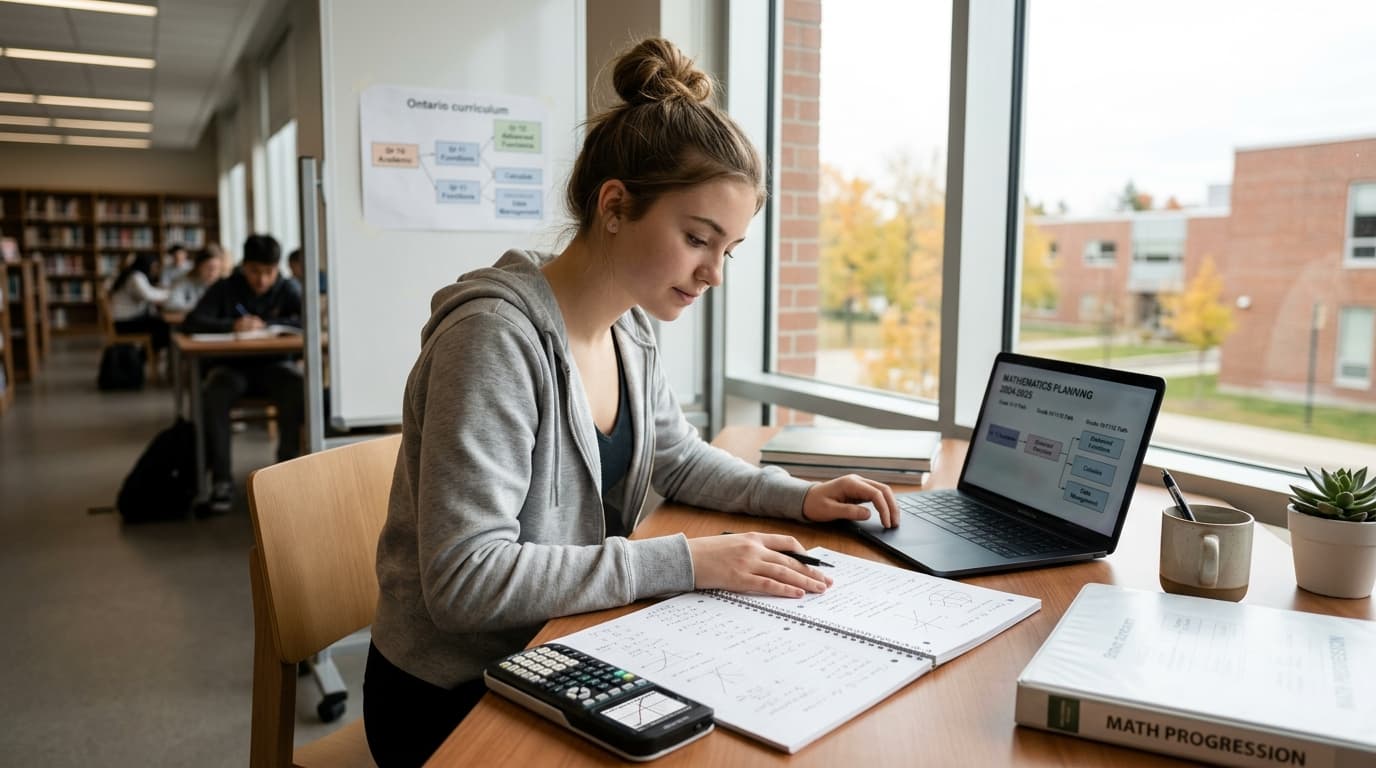 Ontario Math Courses: MPM2D, MHF4U, MCV4U and MDM4U Compared