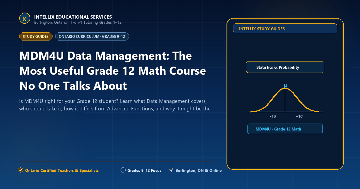 MDM4U Data Management: The Most Useful Grade 12 Math Course No One Talks About
