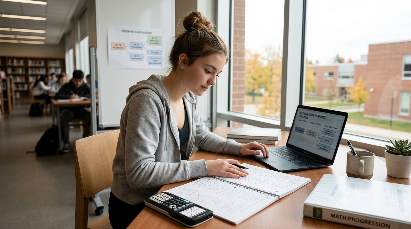 Ontario Math Courses: MPM2D, MHF4U, MCV4U and MDM4U Compared